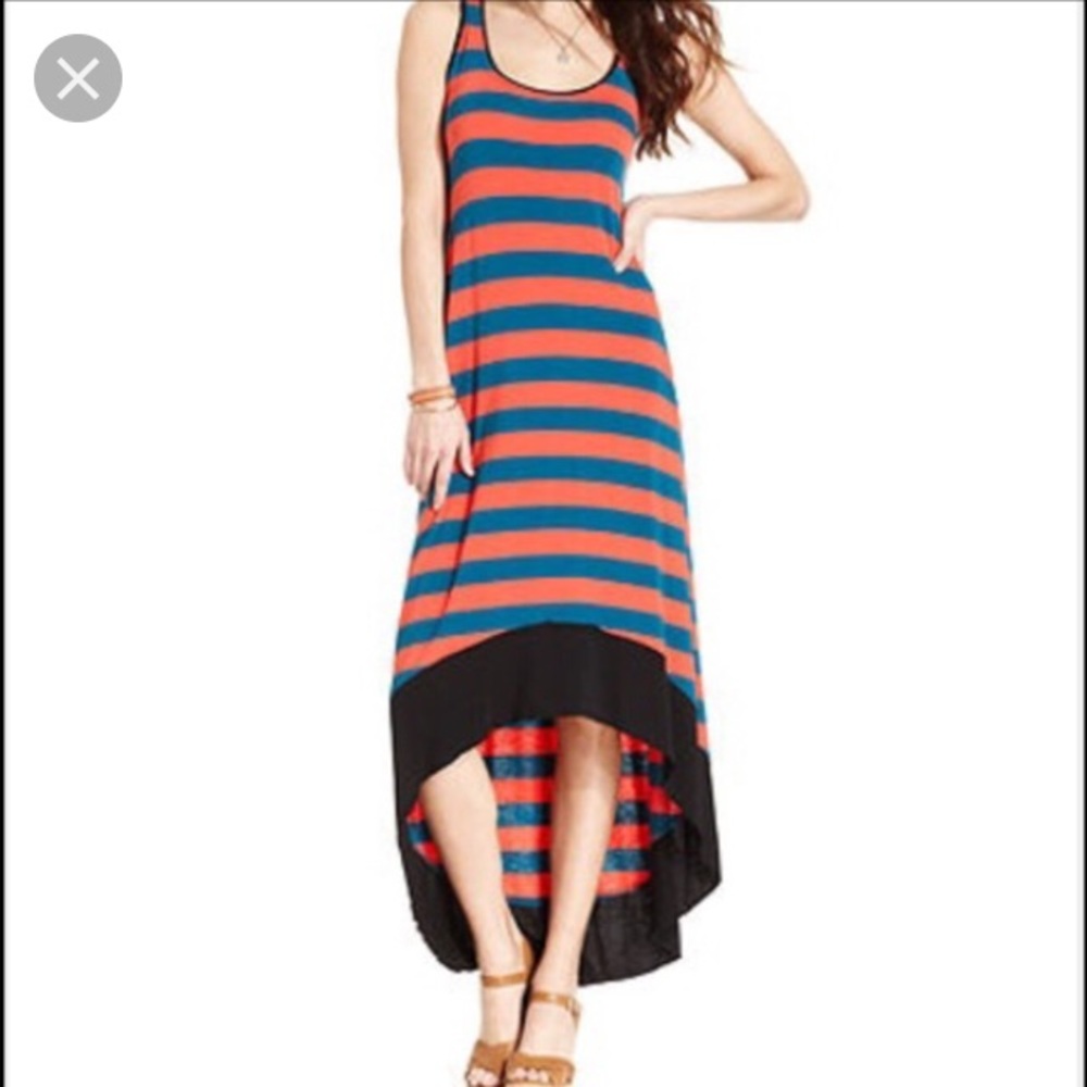 Kensie high low maxi dress